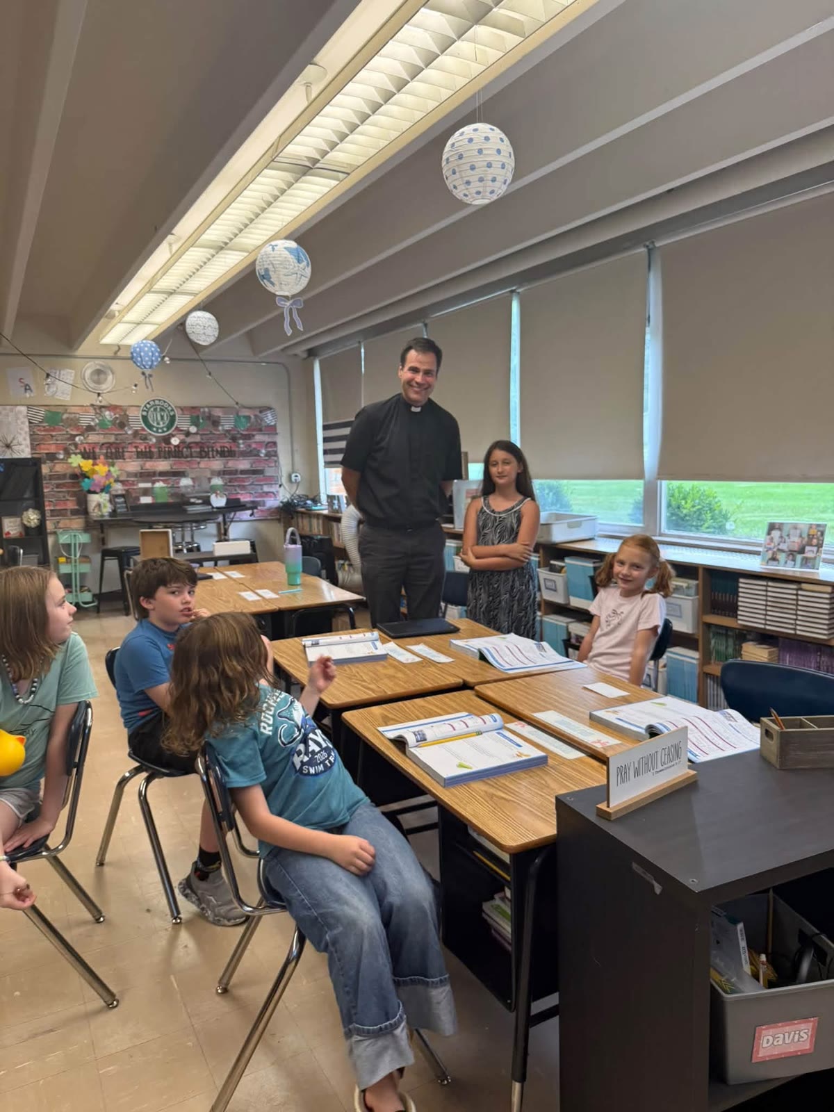 Classroom interior at St. Paul Lutheran School